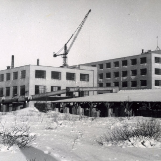 Fabrik Iföverken Sanitesgodsfabriken Byggnation 1940