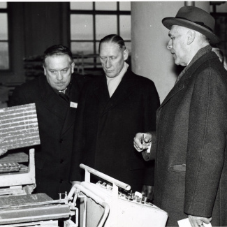 Fabrik Iföverken Fabriksbesök 1950