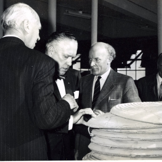 Fabrik Iföverken Besök  1950