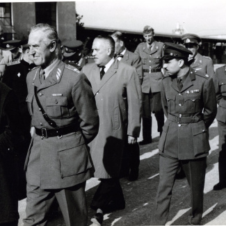Fabrik Iföverken Militärattacheerna Fabriksbesök 1958