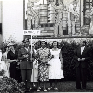 Fabrik Iföverken Militärattacheerna Fabriksbesök 1958