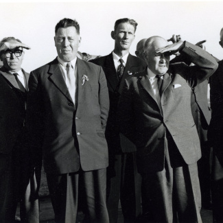 Fabrik Iföverken Militärattacheerna Fabriksbesök 1958