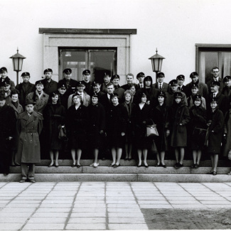 Fabrik Iföverken Militärattacheerna Fabriksbesök 1958