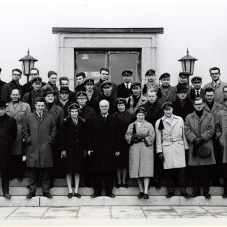 Fabrik Iföverken Militärattacheerna Fabriksbesök 1958