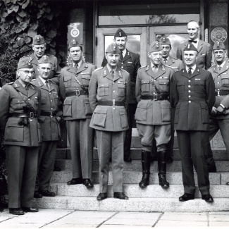 Fabrik Iföverken Militärattacheerna Fabriksbesök 1958