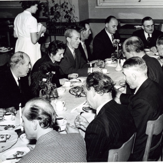 Fabrik Iföverken Avtackning Personal 30/12 1955