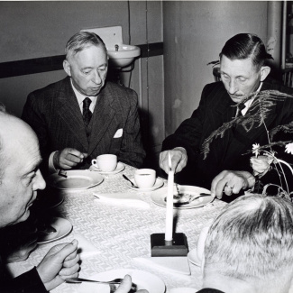 Fabrik Iföverken Avtackning Personal 30/12 1955