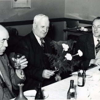 Fabrik Iföverken Avtackning Personal 1957