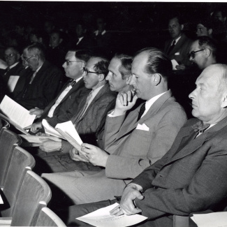 Fabrik Iföverken Bokslutsgenomgång E Wehtje Mosaiken 1955