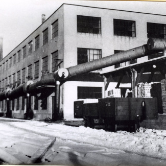 Fabrik Iföverken Chamotte/Sanitetsgodsfabrik Gasledning Tegelladan 1938