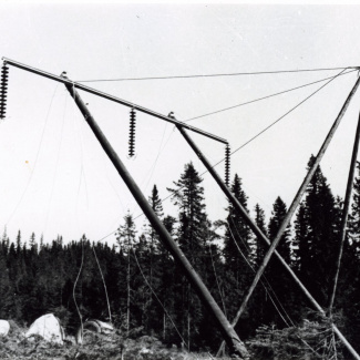 Övrigt Montage Högspännings Kraftledning 130 KV