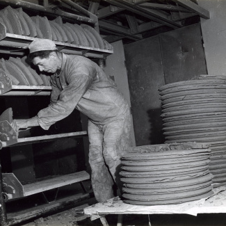 Fabrik Iföverken Massaberedningen Filterkakor 1940-tal