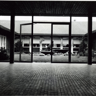 Fabrik Iföverken Entré till Autrumgården Nya Huvudkontoret 1961