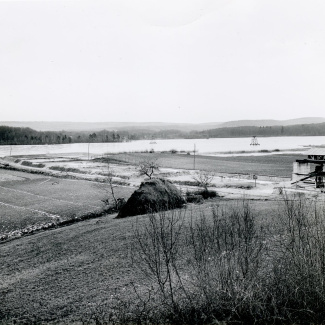 Fabrik Iföverken Lerslamning Ishavslera vid Näsum 1930-tal