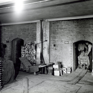 Fabrik Iföverken Chamottefabriken Tegelbränning 1920