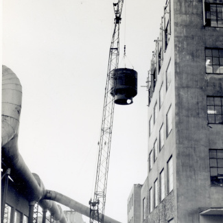 Fabrik Iföverken Sanitetsgodsfabriken Påbyggnation 1961