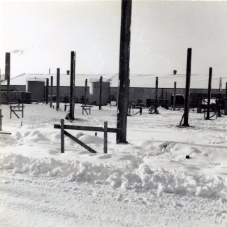 Fabrik Iföverken Isolatorfabriken Kallagerbyggnad 1961