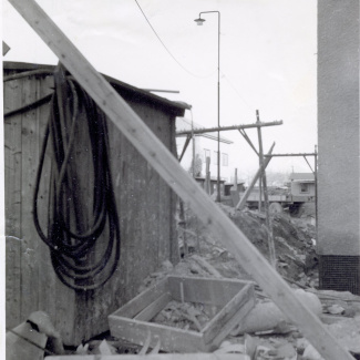 Bromölla Kv Köpmannen. Innan Mosaikhuset byggdes 1953