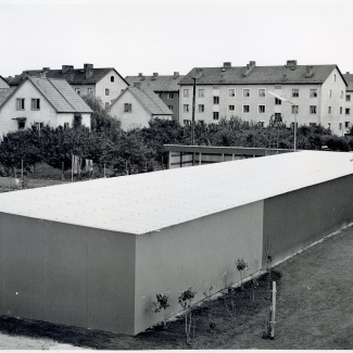 Bromölla Från "Paranthuset" mot Ågatan Garage 1960