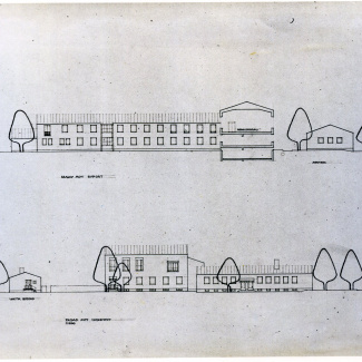 Bromölla Förslag till Kommunhus Slutet 1950-tal