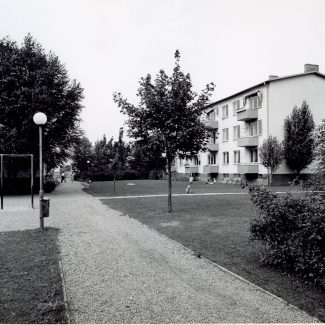 Bromölla Park Plantering vid Iföhus 1 1960