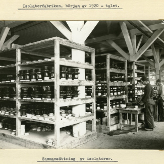 Fabrik Isolatorfabriken Isolatorer Sammansättning 1920