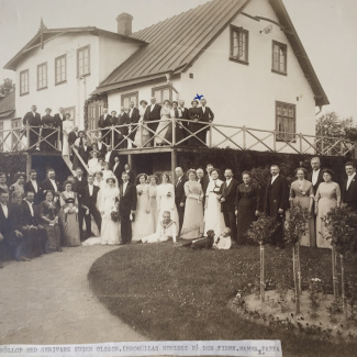 Bromölla Anna Appés bröllop m Eugen Olsson 1912