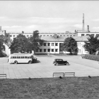 Bromölla Torg Iföverken Laboratorium 1940