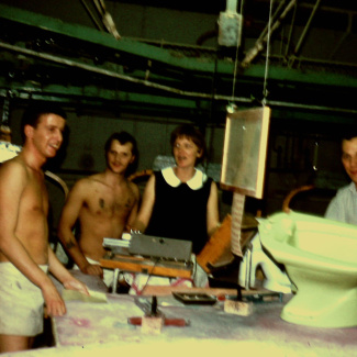 Fabrik Sanitetsgods By 21 Johnny Holmkvist, Kjell Vendel, Ulla Lindblad, Ingvar Lang Linbanan 1967 
